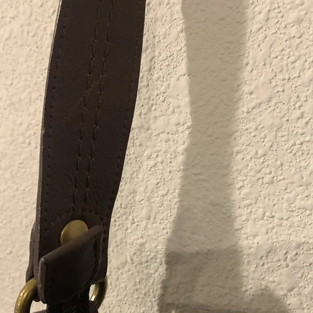 LMT: UGG Australia Suede Leather Shearling Classic Bailey Handbag in Dark Brown